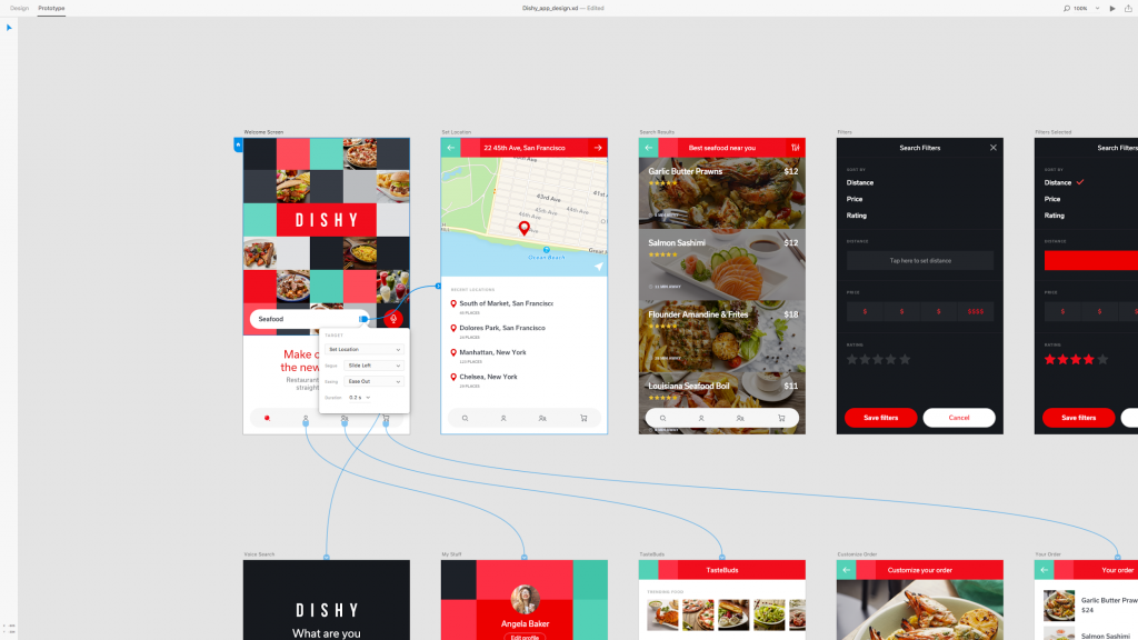 Adobe Experience Design permite que os designers se concentrar na interação e não apenas de layout.